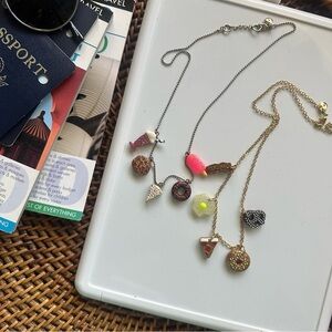 CREWCUTS J. Crew Kids Food Charm Set of 2 Necklaces
